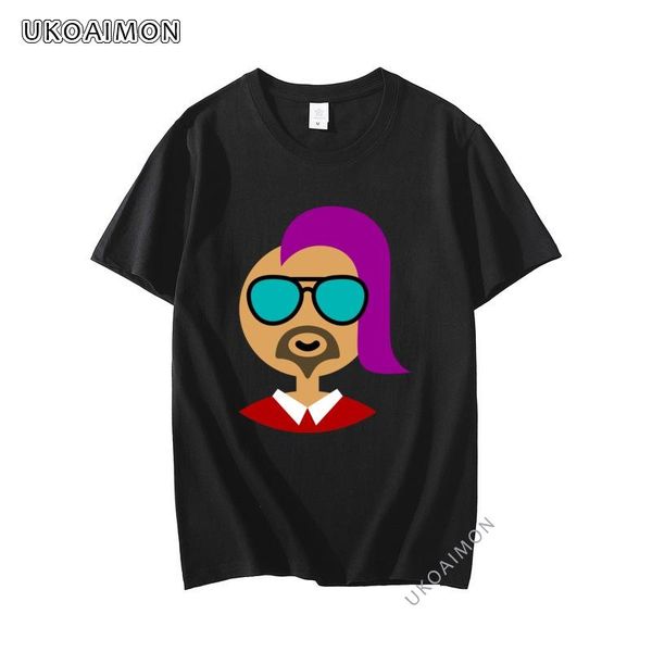 

men's t-shirts year day unusual funny cartoon image custom streetwear t shirt cotton o-neck shirts street oversized tees manga, White;black