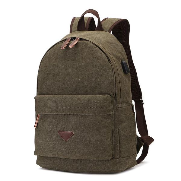

backpack canvas mochilas leisure backpacks for school teenagers lapwith usb