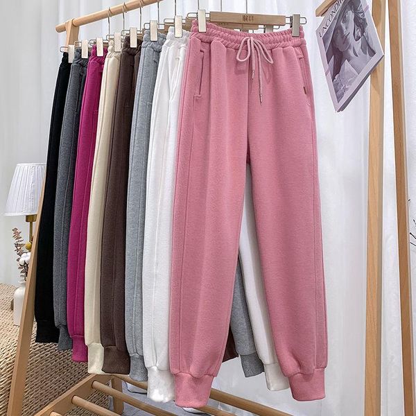 

women's pants & capris casual gray sweatpants loose high waist harem women trousers spring autumn black white baggy joggers sweat