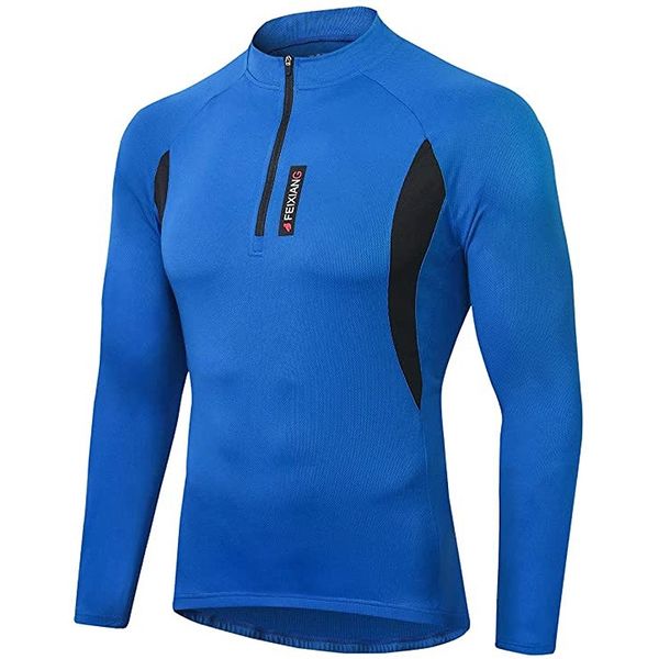 

straight men's and women's sweatshirt bicycle long sleeve cycling suit bodysuit zipper, Gray