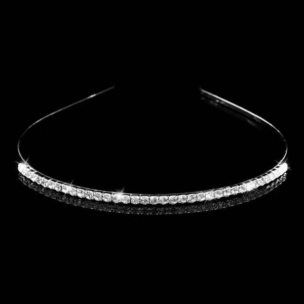

hair clips & barrettes 12pcs shiny rhinestone headbands for women fashion crystal hairband temperament hanging accessories bridal wedding je, Golden;silver