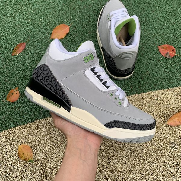 

mens basketball shoes jumpman 3s pine grey green racer blue cool georgetown medium royal cement black white fire red 3 men trainers outdoor