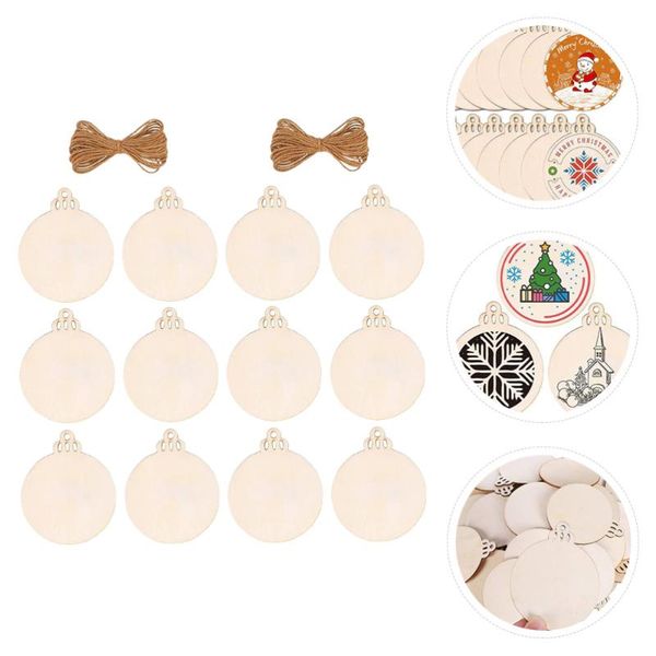 

pendant necklaces 60pcs unfinished blank hanging pendants christmas tags for diy, Silver