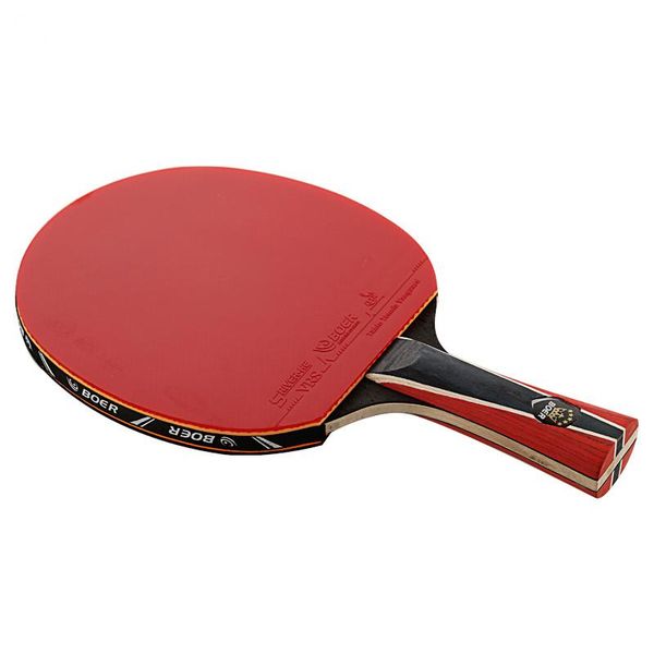 

table tennis bat with double face sport racket rubber original carbon fiber pong for training contest raquets