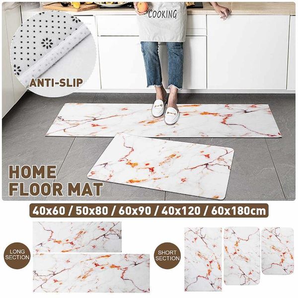 

carpets marble texture pattern printed floor mat non-slip carpet home bedroom child play 40x60 / 50x80 /60x90 40x120 60x180cm