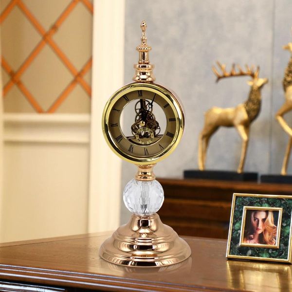 

stand antique desk clock digital luxury old electronic mechanical table watch standing shabby chic reloj mesa clocks by50zz &