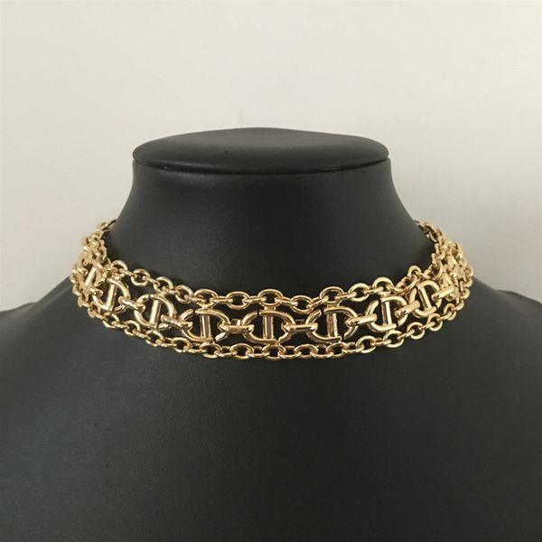 

year new necklace sense light luxury bracelet metal heavy industry hip hop suit fashion sale, Silver