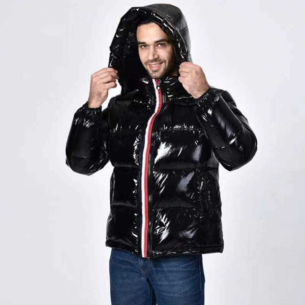 

famous mens jackets parka women classic casual down coats outdoor warm feather winter jacket coat outwear couples clothing, Black