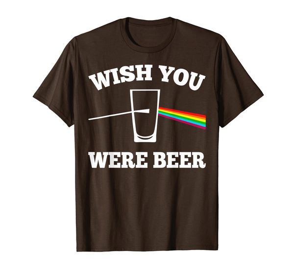 

wish you were beer tshirt, White;black