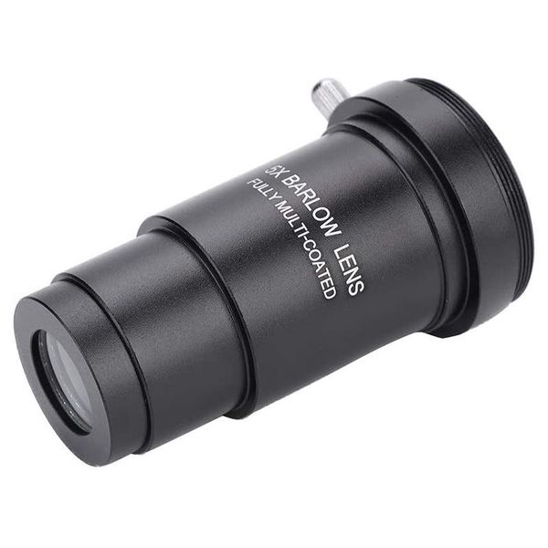 

telescope & binoculars barlow lens,1.25inch 5x nification aluminum lens m42 0.75 thread for 31.7mm eyepiece