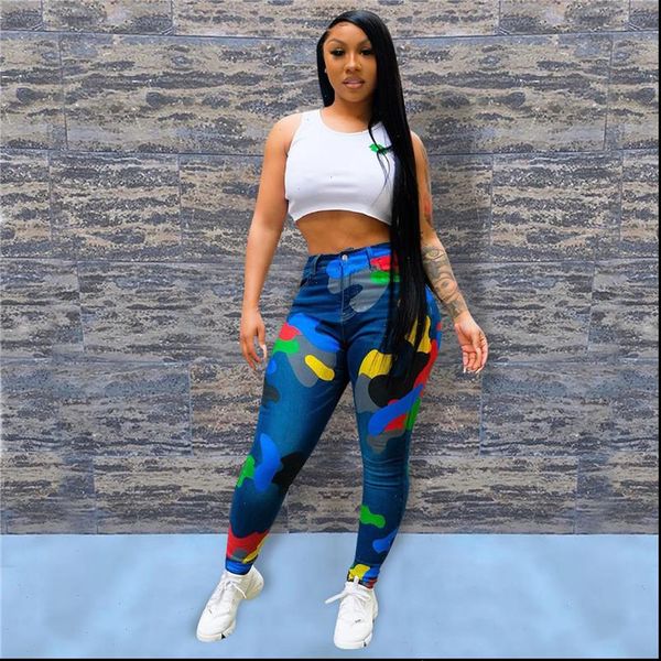 

womens pants spring summer trousers high waist casual women print pencil multi pockets plus size straight stretch, Black;white