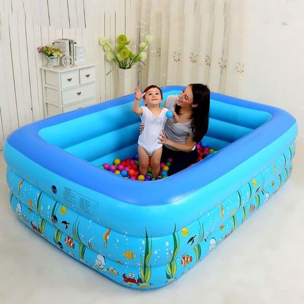 

1.3m outdoor indoor sport game party pvc large summer inflatable swimming pool backyard inflated bathtub garden kid bathing tub & accessorie