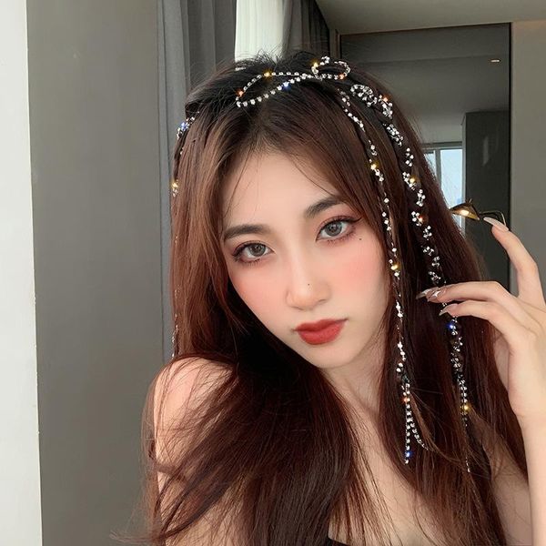 

other event & party supplies fashionable set diamond braids hair chain hairpin temperament personality tide one word clip tassel act the rol