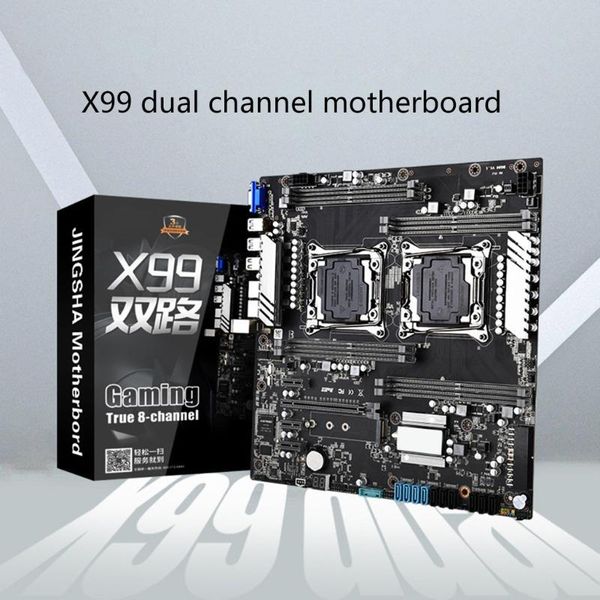 

motherboards e8ba x99 dual deskmotherboard cpu nvme m.2 interface ddr4 memory slot support sata 3 .0 ssd 256g pci-e16x