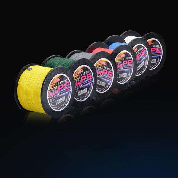 

8 strands braided fishing line japanese durable monofilament rock sea thread bulk spool all size 0.4 to 10 braid