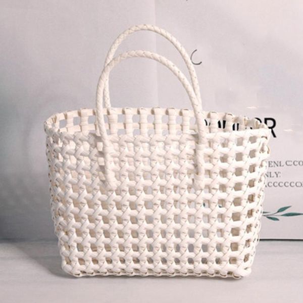 

storage bags large capacity straw bag hand woven portable female beach