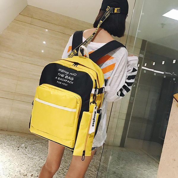 

backpack oxford large capacity print women preppy school bags teenagers female travel girls bowknot mochilas