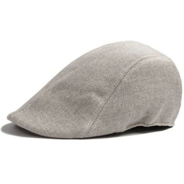 

men golf driving sun flat cabbie newsboy herringbone duckbill ivy hat cap british flax duck tongue berets, Black;white