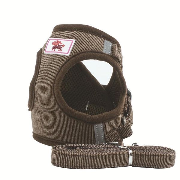 

dog collars & leashes arrival pets chest straps vest type reflect light tow rope small-sized glow in the dark leash articles