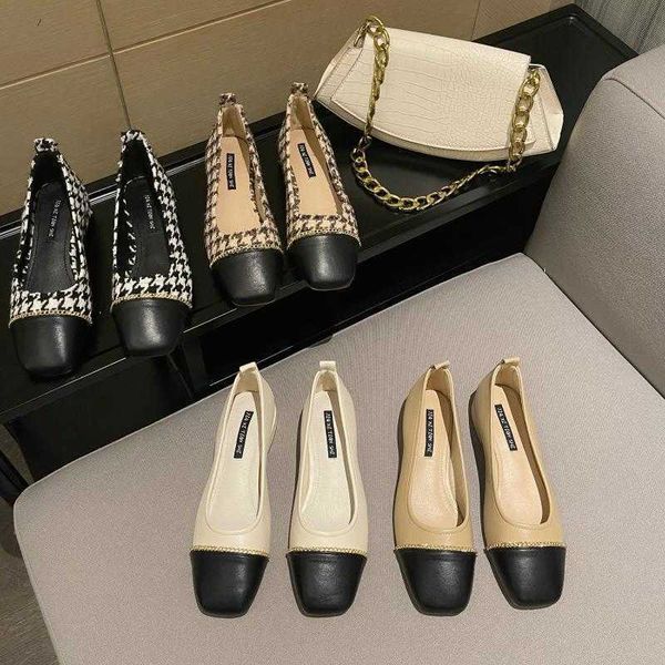 

high heeled sho 2021 french square head fashion single commuter fairy