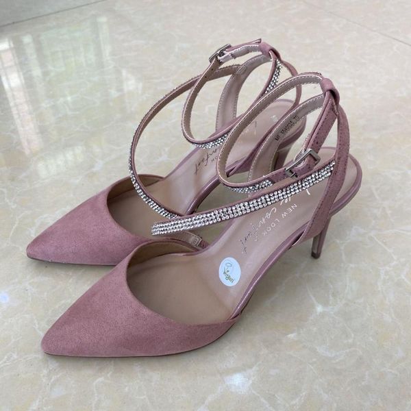 

sandals european and american fashion small stiletto heel women's size 36 to 41 comfortable shoes woman women summer, Black