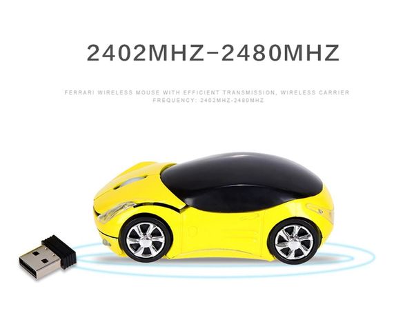 

2.4ghz 1200dpi car shape wireless optical mouse usb scroll mice for tablet lapcomputer office sensitive gaming