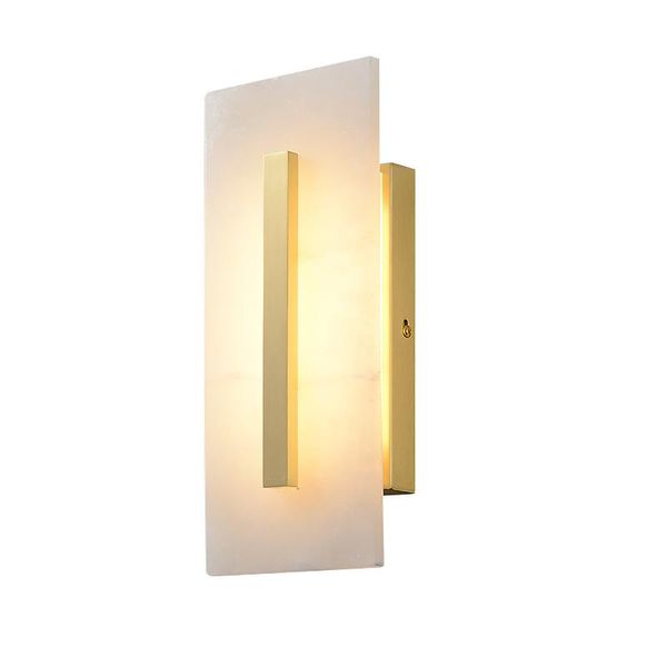

wall lamp light luxury copper marble aisle living room study bedroom bedside