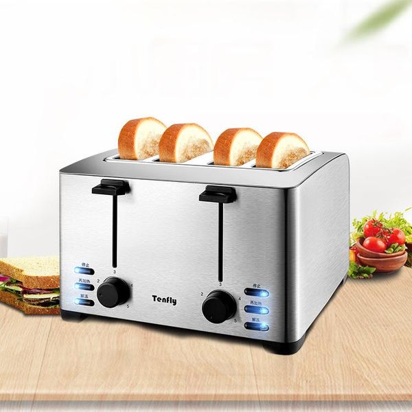 

bread makers toaster household 4 slices breakfast driver fully automatic kitchen appliances