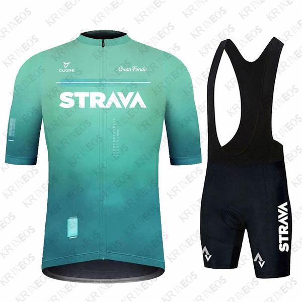 

racing sets strava 2021 summer pro team men's mtb bike wear breathable mountain bicycle clothes sportwears cycling clothing kits, Black;blue
