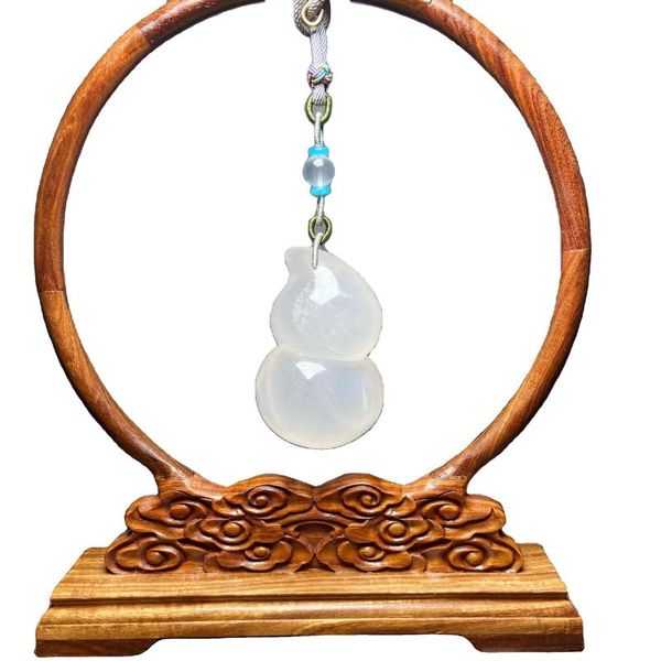 

interior decorations wholesale natural crystal calabash car pendant home decoration