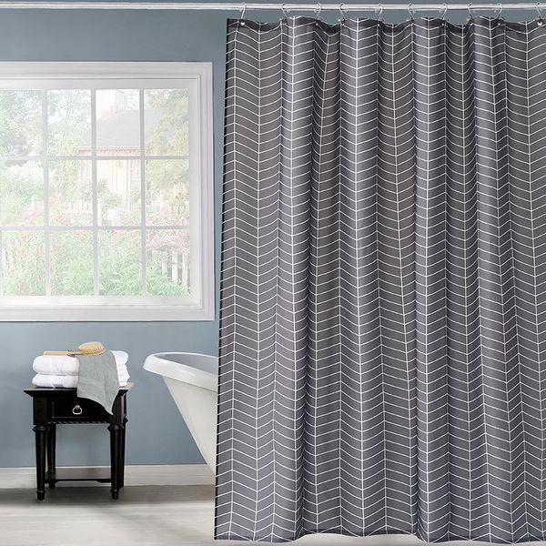 

shower curtains simple geometric dark curtain decor modern nordic bathroom products zaslona prysznicowa home garden bj50yl