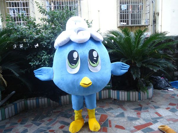 Costume della mascotte dell'uccello del pappagallo Abito da festa a tema Abito da pelliccia di Natale Abiti da carnevale Halloween Pasqua