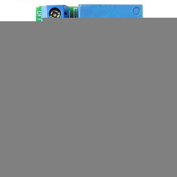 

smart home control 5 x 2 pin spst off/(on) n/o red round push button switch with 12v battery automatic charging controller module board