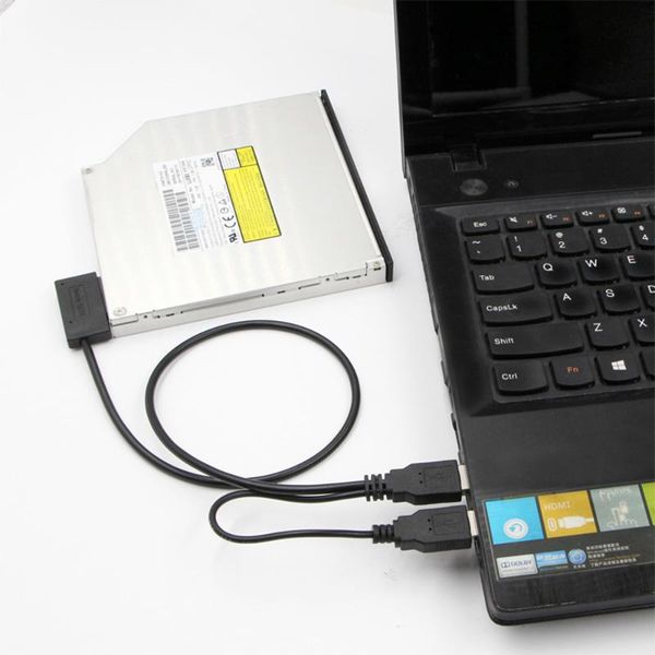 

audio cables & connectors sata to usb 3.0 sata7+6 13 pin cable cd driver recording line for hdd drive adapter free