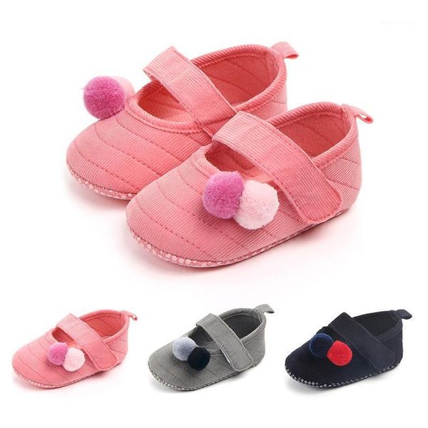 

first walkers lovely hair ball baby girl shoes suede leather walker moccasins born mary jane crib soft sole dance1