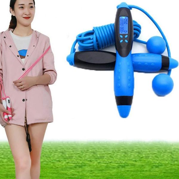 

jump ropes multifunctional resistant skipping rope digital counting speed counter adjustable cordless and corded