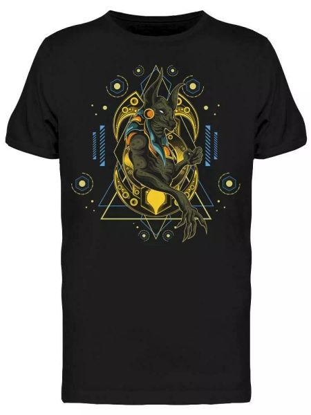 

anubis geomtry tee men's -image by shutterstock, White;black