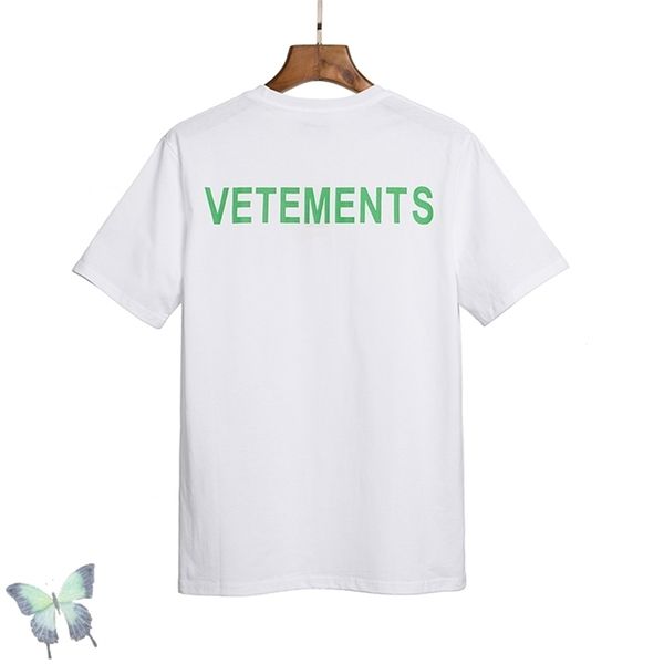 

vetements t shirt reflective men women vtm t-shirt 100% cotton 210420, White;black