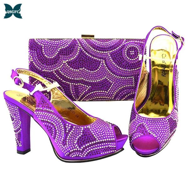 

dress shoes fashion arrival matching purple ladies and bag set in heels from italian design shoe bags super high heel, Black