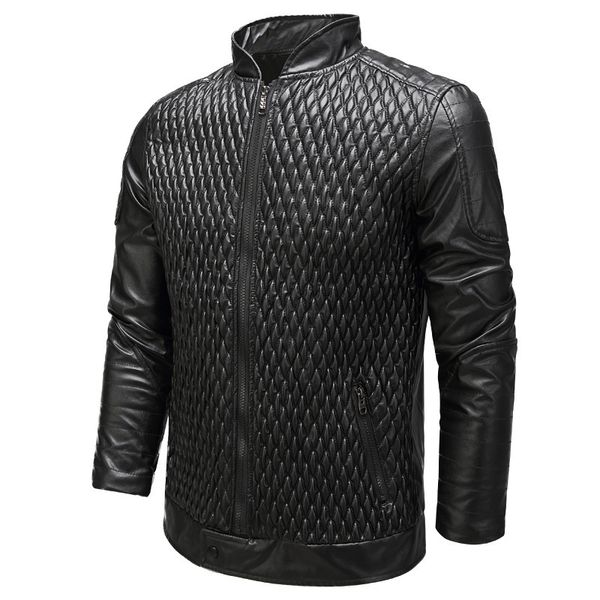 

fashion jacket style solid color zipper cardigan men's coat clothing order, Black;brown