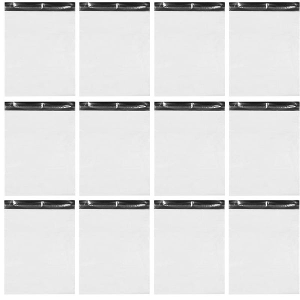 

100pcs waterproof white self sealing express bags packing bag (white) storage