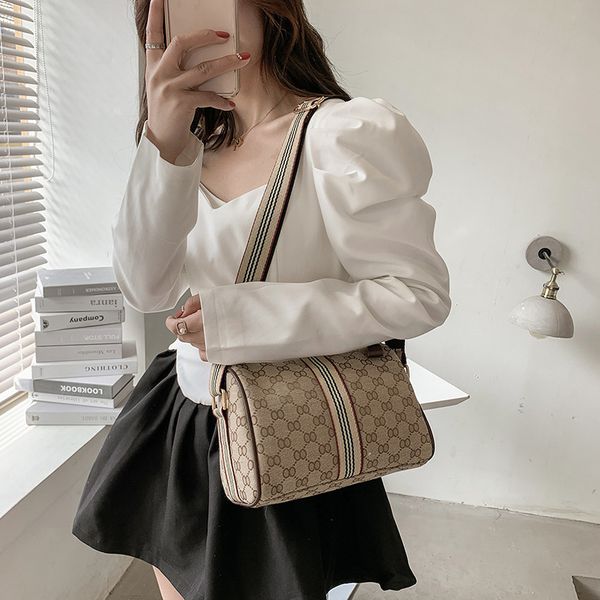 

canvas bag women's wide shoulder strap single shoulder messenger bag