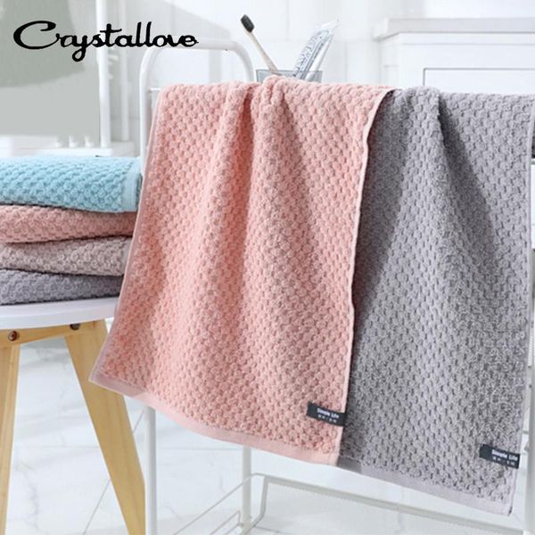 

towel crystallove pure cotton simple absorbent soft breathable jacquard family wash bath quick-drying machine washable
