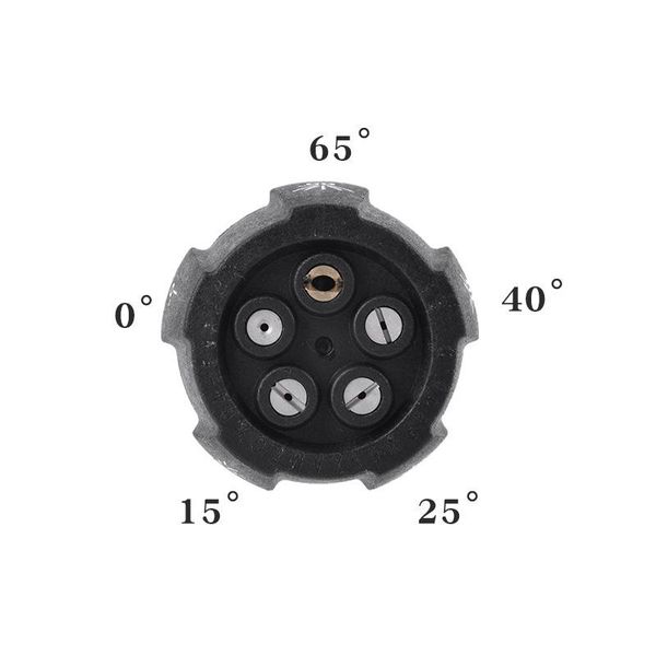 

water gun & snow foam lance 3600psi high pressure multi-angle five-in-one nozzle car wash 1/4 quick-plug universal adjustable power washer
