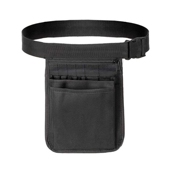 

storage bags 1pc organizer bag waist pocket (black)