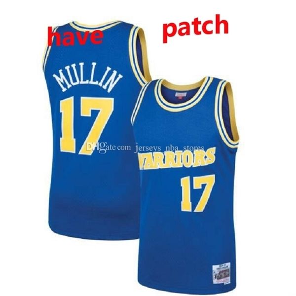 

men\rgolden\rstate\rwarriors chris mullin mitchell & ness navy alternate 1993-94 hardwoods classics authentic jersey 01, Black