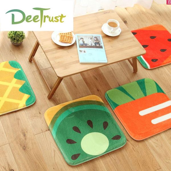 

cushion/decorative pillow 40x40cm fruit style car chair sofa square cushion plush anti-slip bottom pet home decor cojines silla almofada