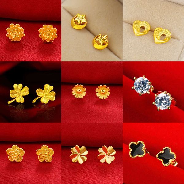 

brass plated fancy earrings vietnam shajin rose fashion products