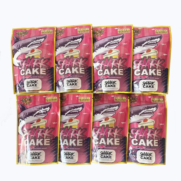

jokes u p pouch bag gold edition shark cake runtz resealable stand up ziplock mylar packaging bags