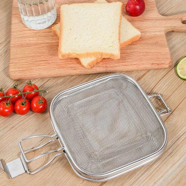 

baking moulds stainless steel rack nonstick grid net bread sandwich cookies biscuits cooling